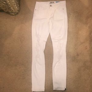 White Ripped Jeans